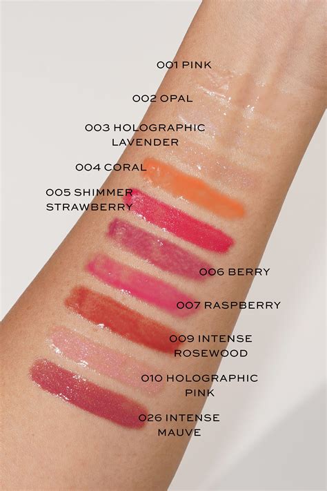 dior lip oil swatches|dior lip oil all shades.